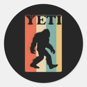 Sticker Rond Arc en ciel de Yeti 1970