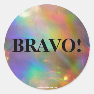 Sticker Rond Arc-nu d'automne