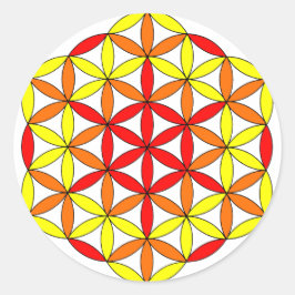 Sticker Rond Archange Uriel01