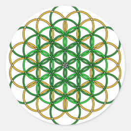 Sticker Rond Archangel Raphael3