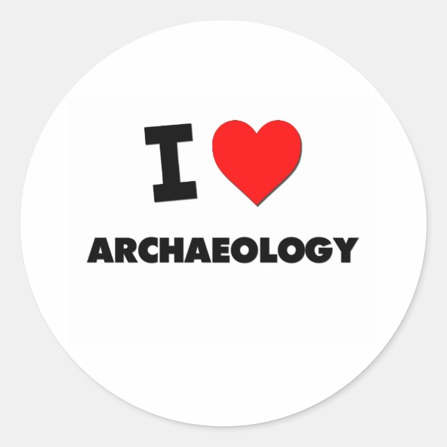Sticker Rond Archéologie cardiaque (Devant)