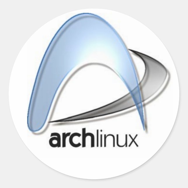 Sticker Rond archlinux (Devant)