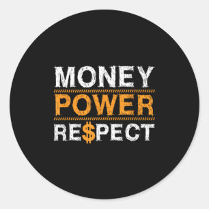 Sticker Rond Argent Wer Respect Amateur de Rap Entrepreneur Noë