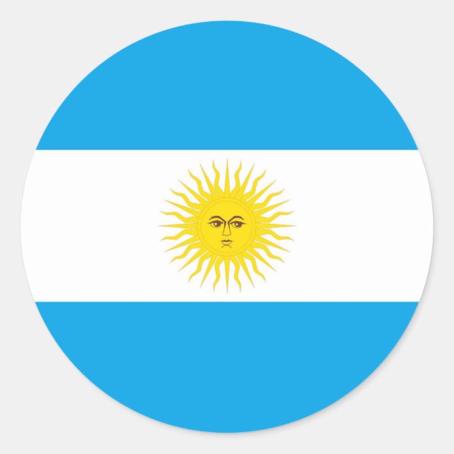 Sticker Rond argentine (Devant)