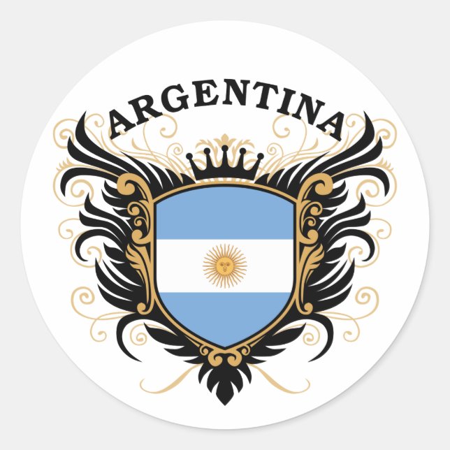 Sticker Rond Argentine (Devant)