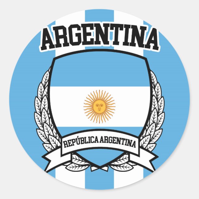 Sticker Rond Argentine (Devant)