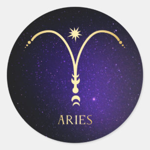 Sticker Rond Aries