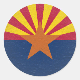 Sticker Rond Arizona