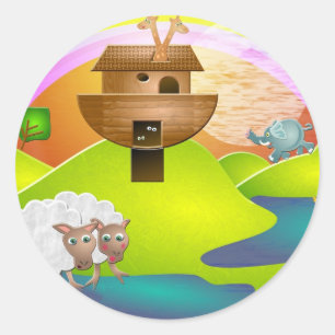 Sticker Rond Ark de Noé