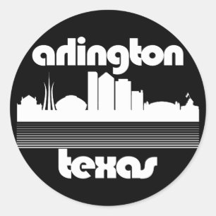 Sticker Rond Arlington, Texas