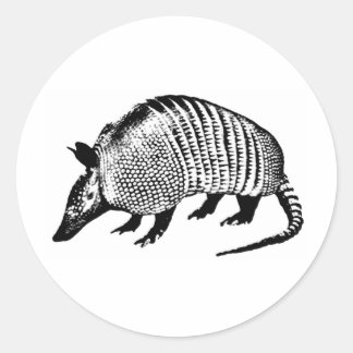 Sticker Rond Armadillo