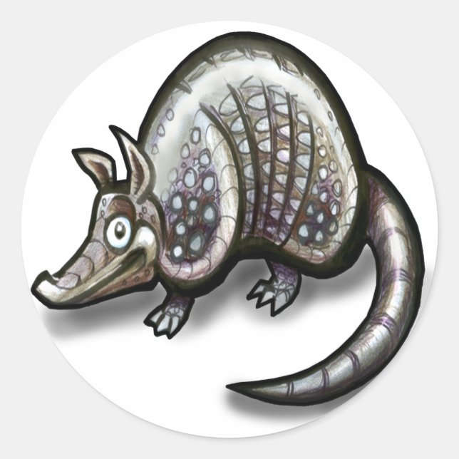 Sticker Rond Armadillo (Devant)