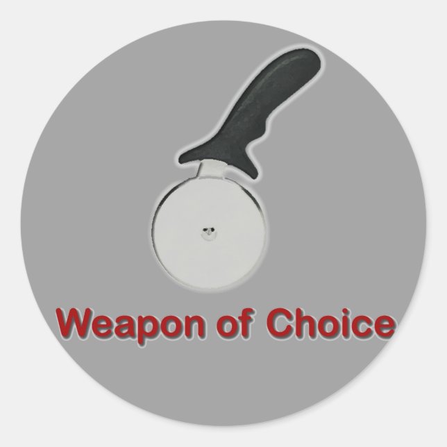 Sticker Rond Arme de l'autocollant de choix (Devant)