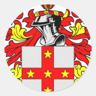 Sticker Rond Armoiries d'Adams