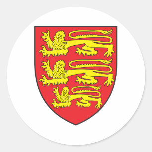Sticker Rond Armoiries D'Angleterre