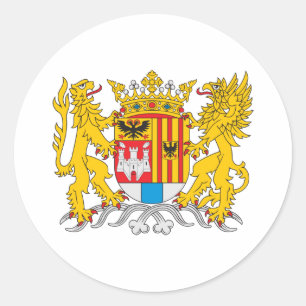Sticker Rond Armoiries D'Anvers
