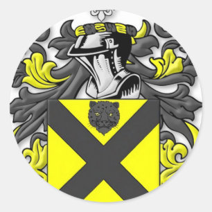 Sticker Rond Armoiries de Barnett