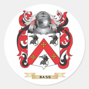 Sticker Rond Armoiries de basse (crête de famille)