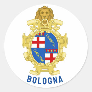 Sticker Rond Armoiries de Bologne - Italie
