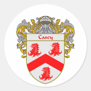Sticker Rond Armoiries de Casey (mannequins)