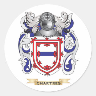 Sticker Rond Armoiries de Chartres