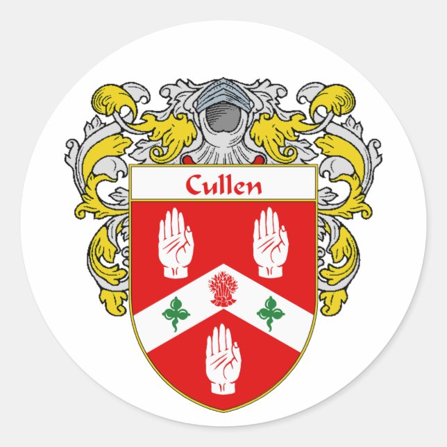 Sticker Rond Armoiries de Cullen (mannequin) (Devant)