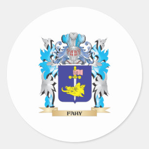 Sticker Rond Armoiries de Fahy - Armoiries de la famille