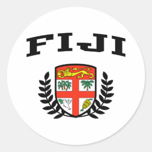 Sticker Rond Armoiries de Fidji