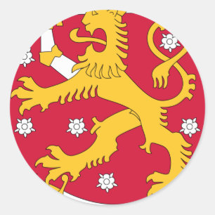 Sticker Rond Armoiries de Finlande - Suomen Vaakuna