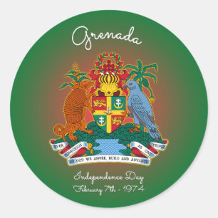 Sticker Rond Armoiries de Grenade