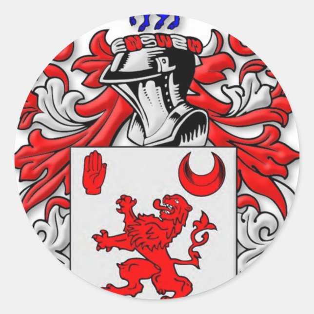 Sticker Rond Armoiries de Kehoe (Devant)