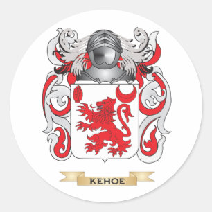 Sticker Rond Armoiries de Kehoe (crête de famille)