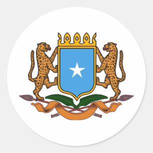 Sticker Rond Armoiries de la Somalie