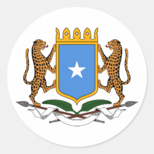 Sticker Rond Armoiries de la Somalie