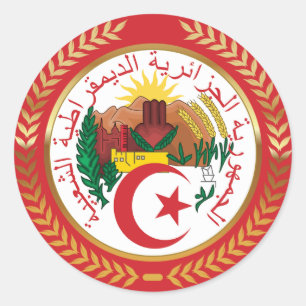Sticker Rond Armoiries de l'Algérie