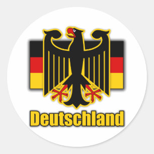 Sticker Rond Armoiries de l'Allemagne