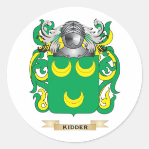 Sticker Rond Armoiries de l'enfant (armoiries de la famille)