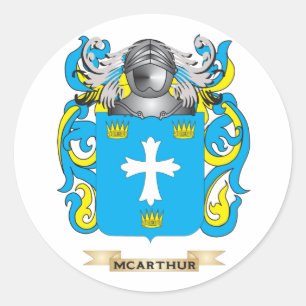 Sticker Rond Armoiries de McArthur (crête de famille)