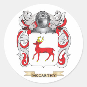 Sticker Rond Armoiries de McCarthy (crête de famille)