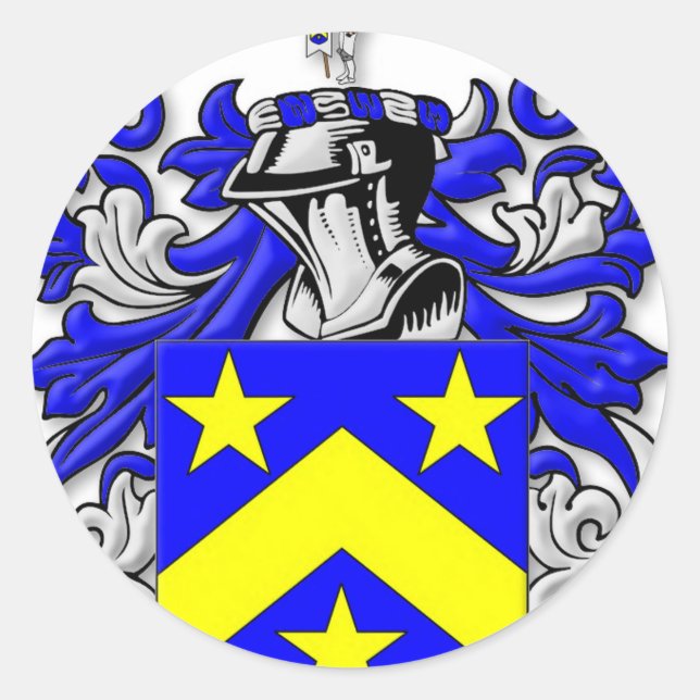 Sticker Rond Armoiries de Monahan (Devant)