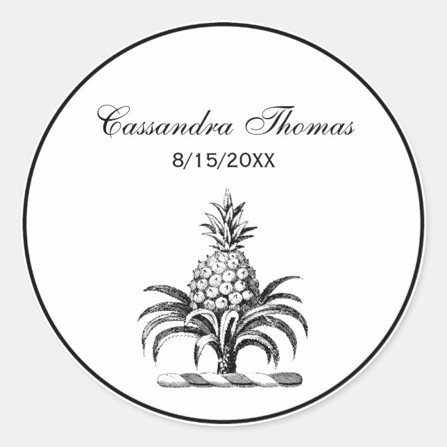 Sticker Rond Armoiries de Preppy Heraldic (Devant)