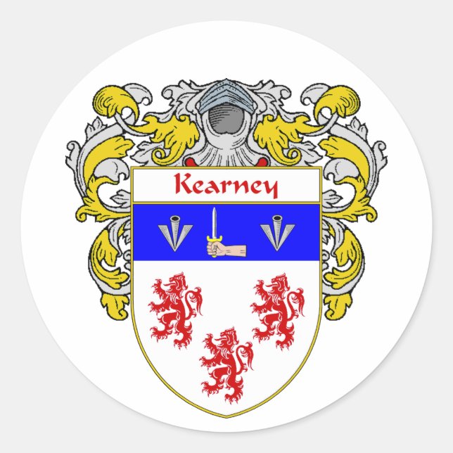 Sticker Rond Armoiries de rein (mannequins) (Devant)
