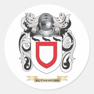 Sticker Rond Armoiries de Rutherford (crête de famille)