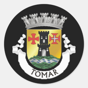 Sticker Rond Armoiries de Tomar, PORTUGAL