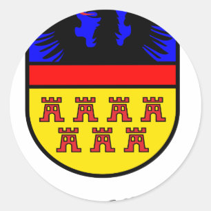 Sticker Rond Armoiries de Transylvanie