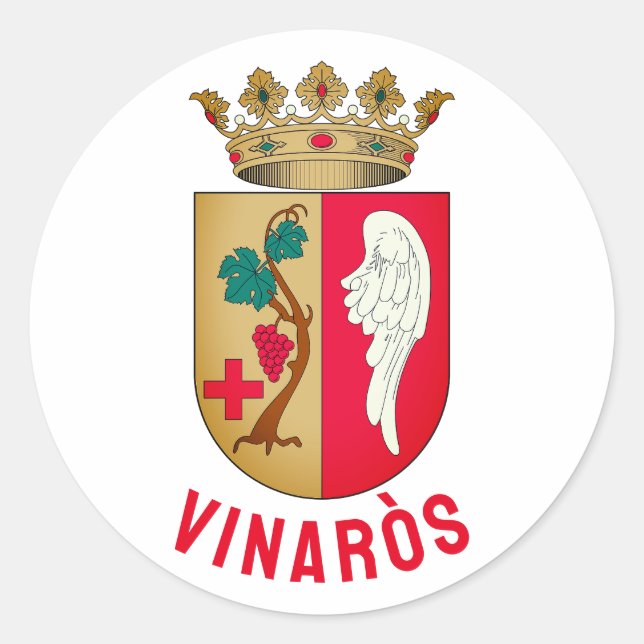 Sticker Rond Armoiries de Vinaròs (Devant)