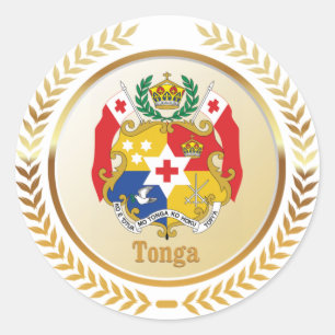 Sticker Rond Armoiries des Tonga