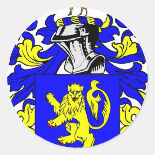 Sticker Rond Armoiries d'Evans