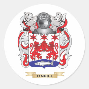 Sticker Rond Armoiries d'O'Neill (crête de famille)