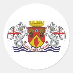 Sticker Rond Armoiries du Comté de Londonderry (N.)
